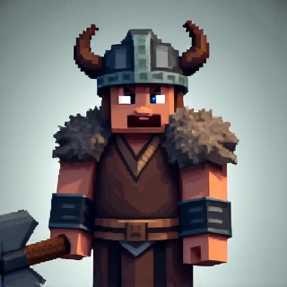 Skin de Minecraft 'Viking Impitoyable'