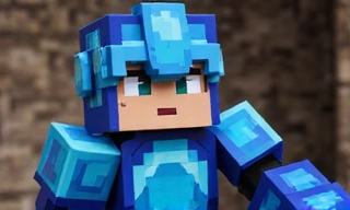 Skin Steve Diamant Minecraft